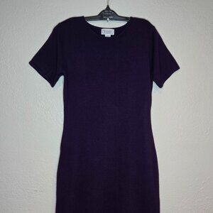 Merino Wool Purple Dress
